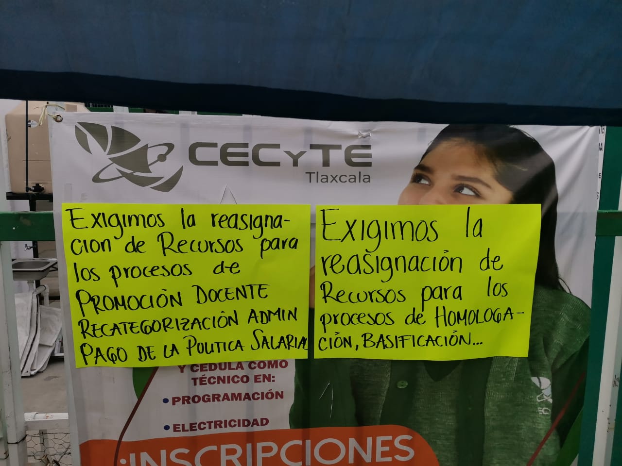 Docentes de CECYTE se van a paro de labores