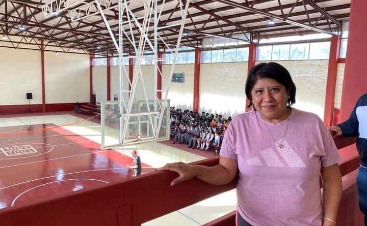 La alcaldesa de Panotla inaugura la Unidad Deportiva Bicentenario 