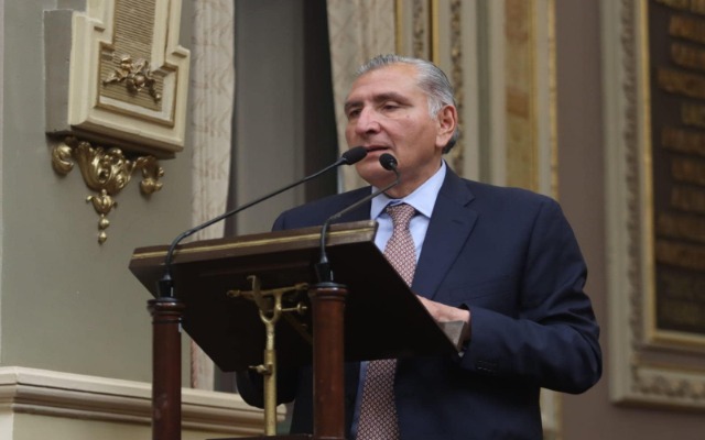 Adán Augusto López pide que se apoye reforma de la Guardia Nacional; "es por el bien de Puebla"
