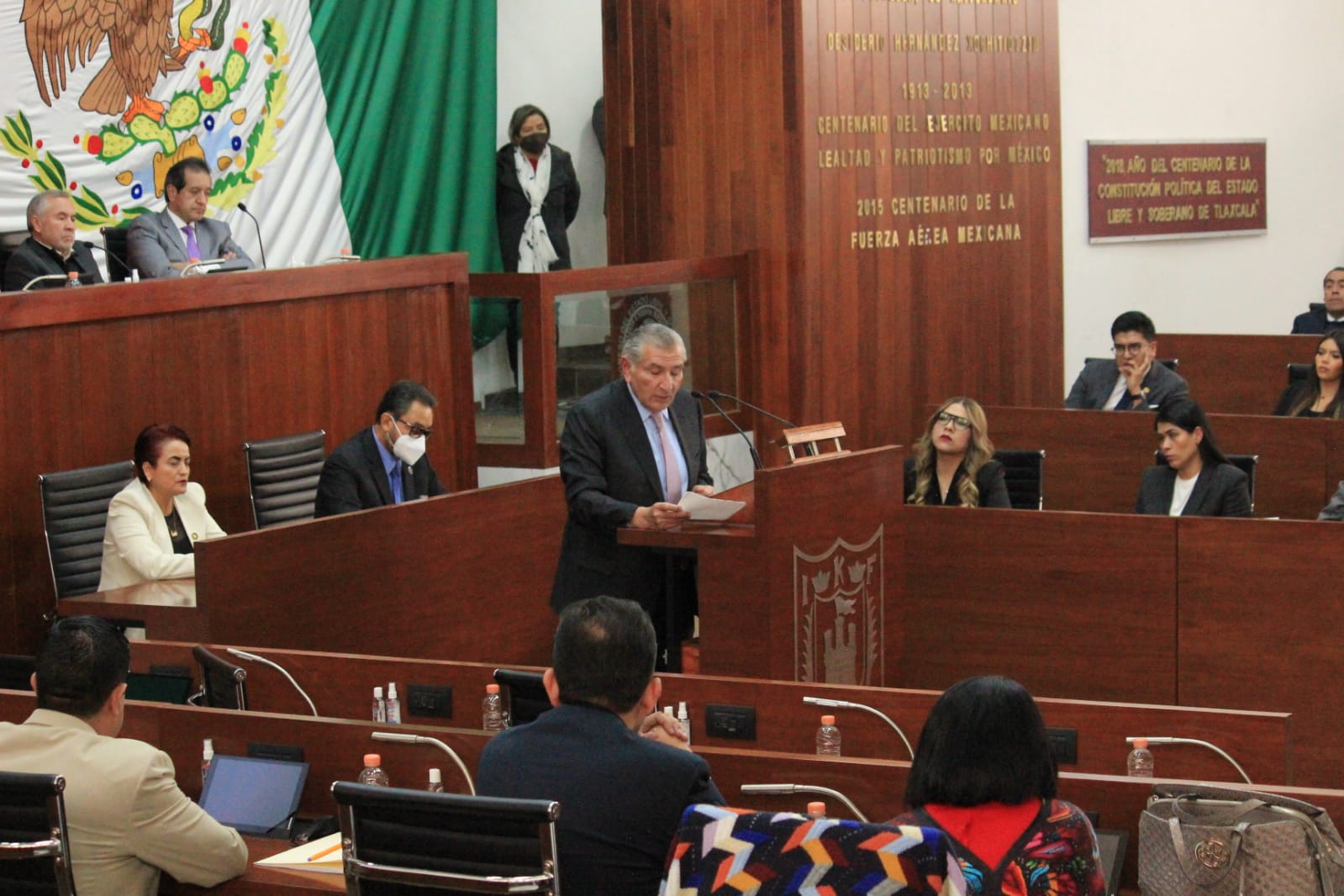 Tienden diputados de Tlaxcala a aprobar minuta de GN