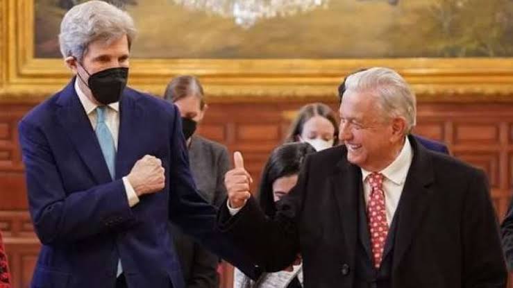 Adelanta AMLO que próximo encuentro con Kerry será sobre proyectos energéticos