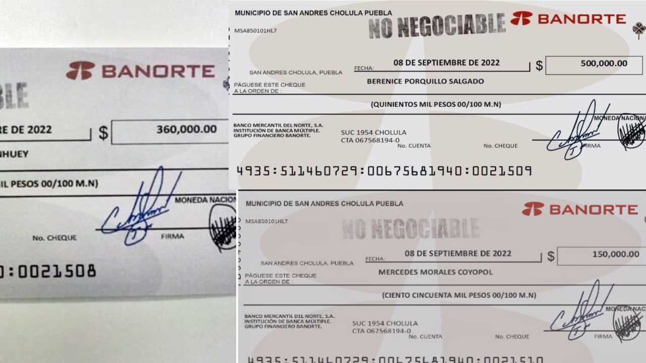 san andres cheques