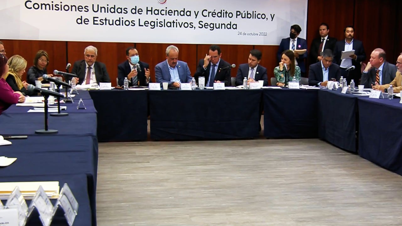Comisiones del Senado aprueban sin cambios Ley de Ingresos de la Federación 2023