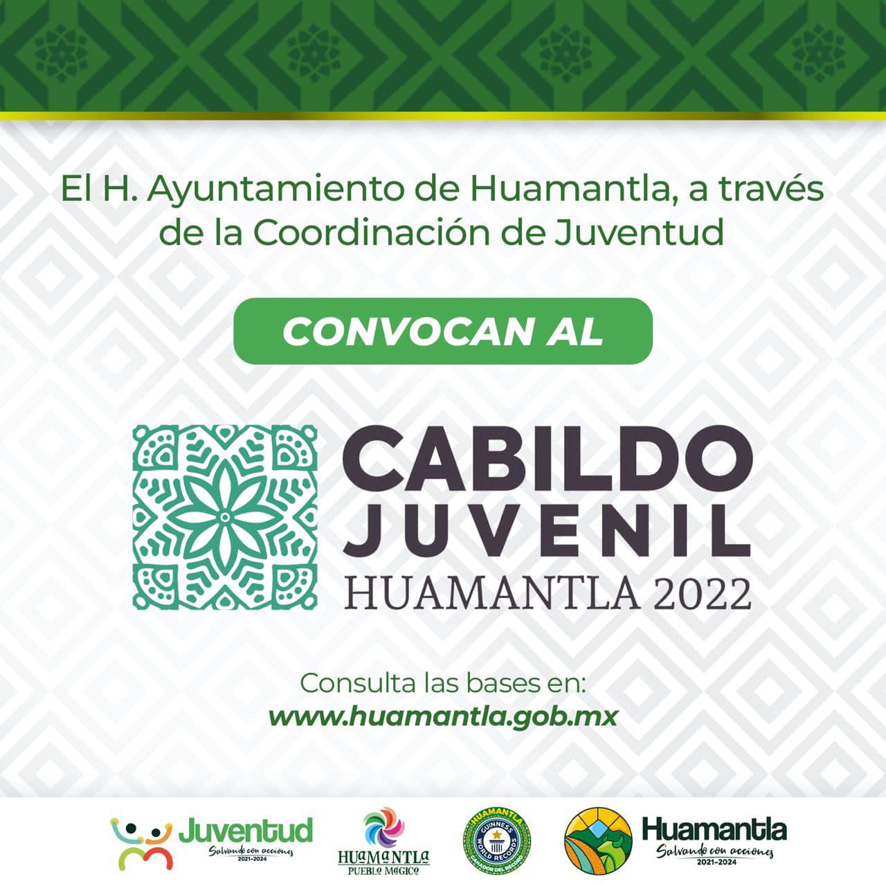 Ayuntamiento de Huamantla lanza convocatoria para conformar Cabildo Juvenil 2022