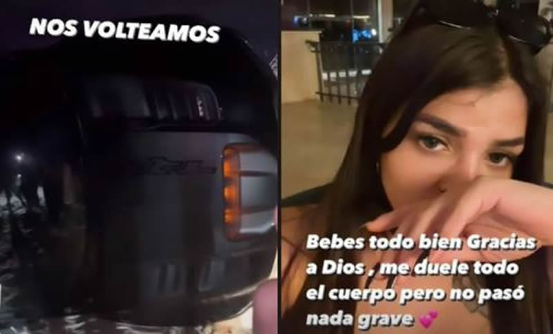 Karely Ruiz sufrió accidente automovilístico durante festejo de su cumpleaños 22 (VÍDEO)