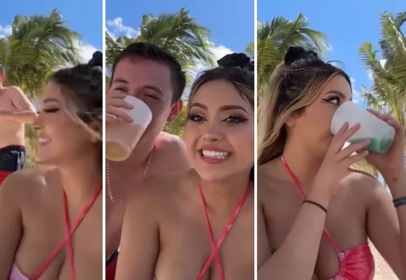 Arigameplays pasó momentos de acoso por un hombre alcoholizado en Isla Mujeres (Vídeo)