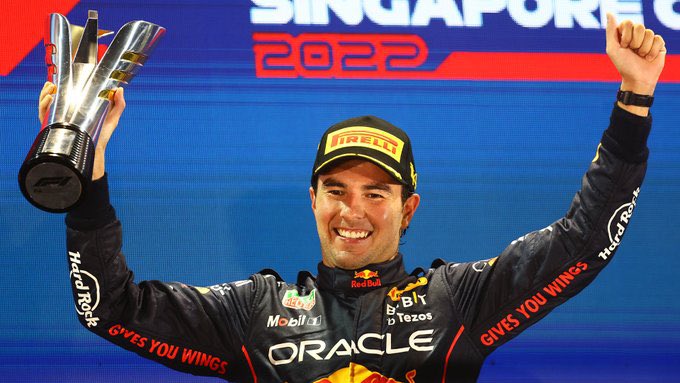 Checo Pérez ganó el Gran Premio de Singapur y logró su podio 13 en Fórmula 1 