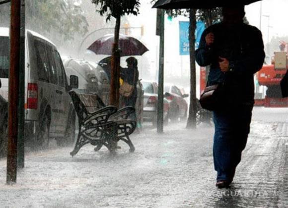 Este lunes se esperan fuertes lluvias en varios estados del país