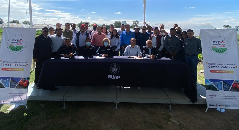 BUAP presenta la 14° Edición de la Expo Hortícola Puebla del 5 al 7 de Octubre 2022 en los Reyes de Juárez 