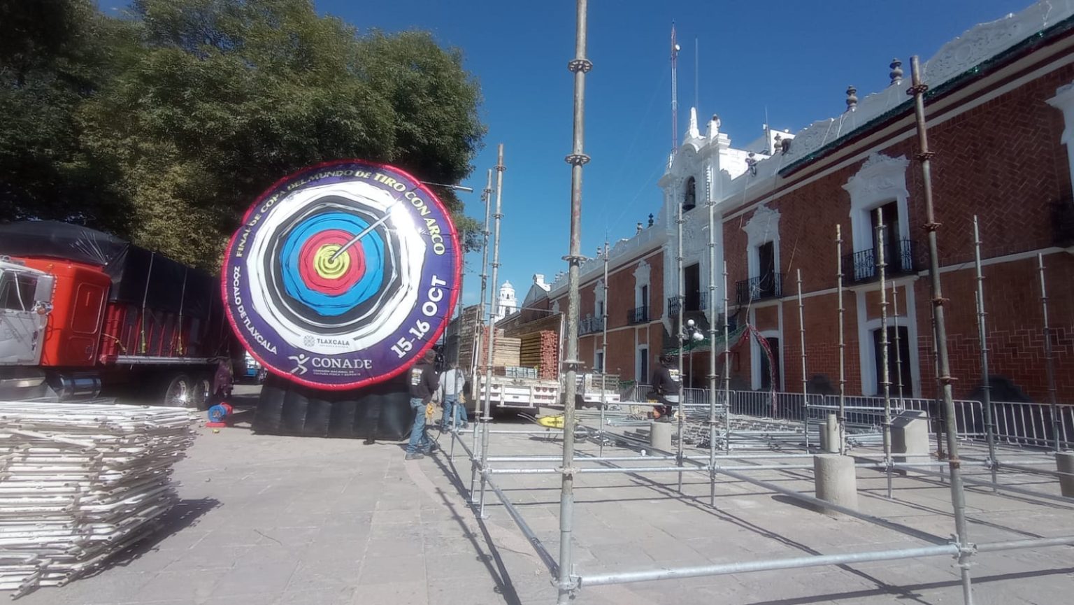 Inicia cierre de vialidades en centro histórico por Final Mundial De Tiro Con Arco