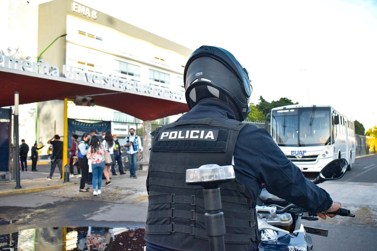 70 elementos de seguridad vigilarán la BUAP tras amenaza de tiroteo