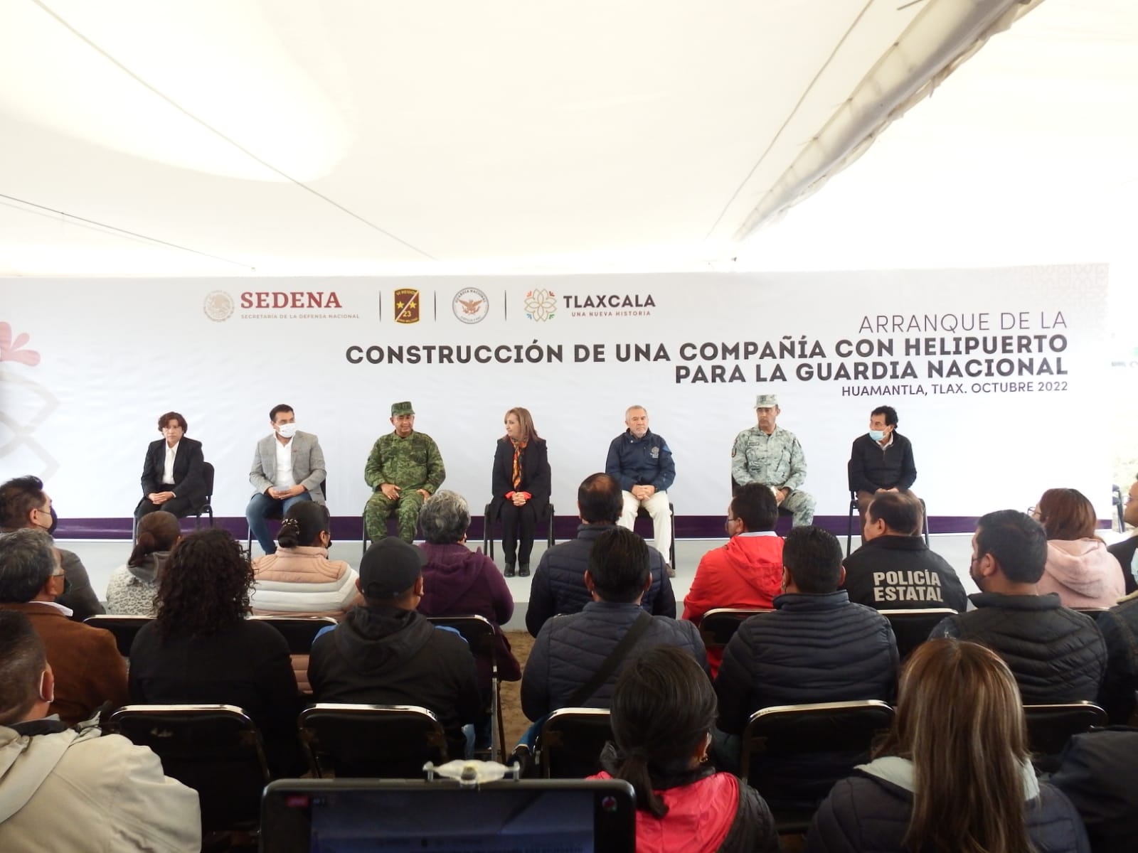 Inicia construcción de Cuartel de GN en Huamantla