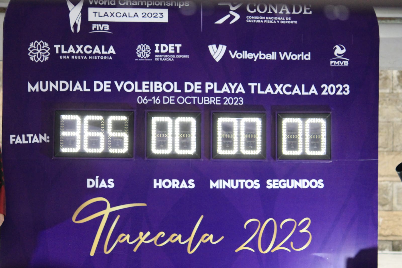 Inicia su curso conteo regresivo para campeonato mundial de Voleibol Playa Tlaxcala 2023