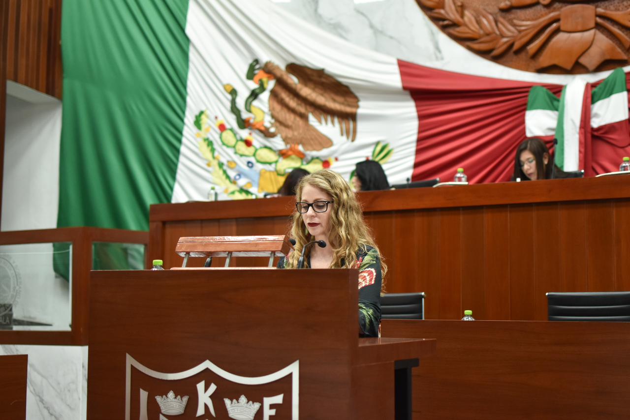 Presenta diputada Marcela González, iniciativa de ley de cambio climático para el estado de Tlaxcala