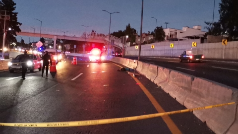 Motociclista pierde la vida en accidente sobre la carretera Apizaco-Tlaxcala