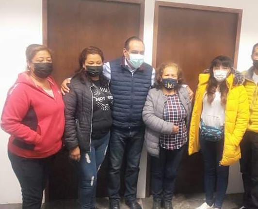Buscan regular predios en Tlaxcala, antorchistas acuden a Congreso