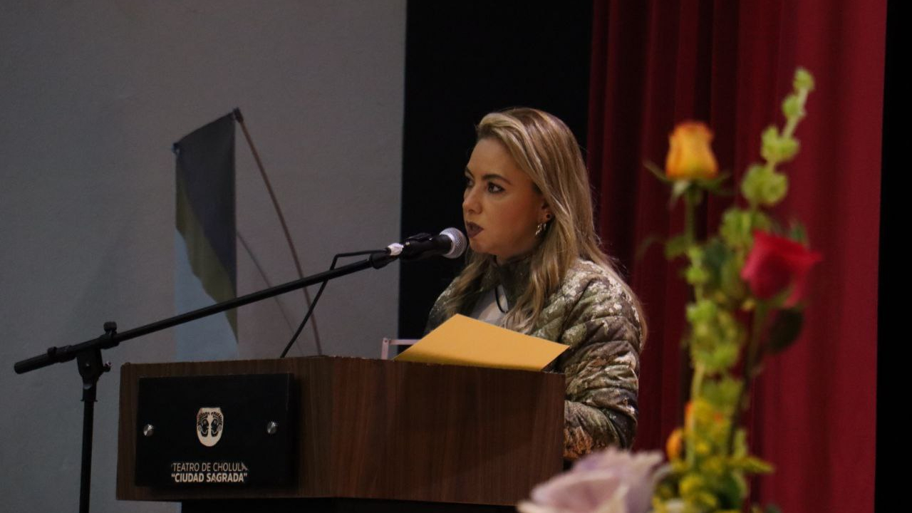 Paola Angon niega que exista ingobernabilidad en San Pedro Cholula