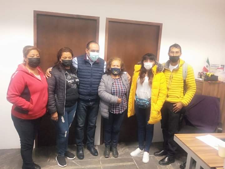 Piden antorchistas regulación de predios ante el congreso de Tlaxcala