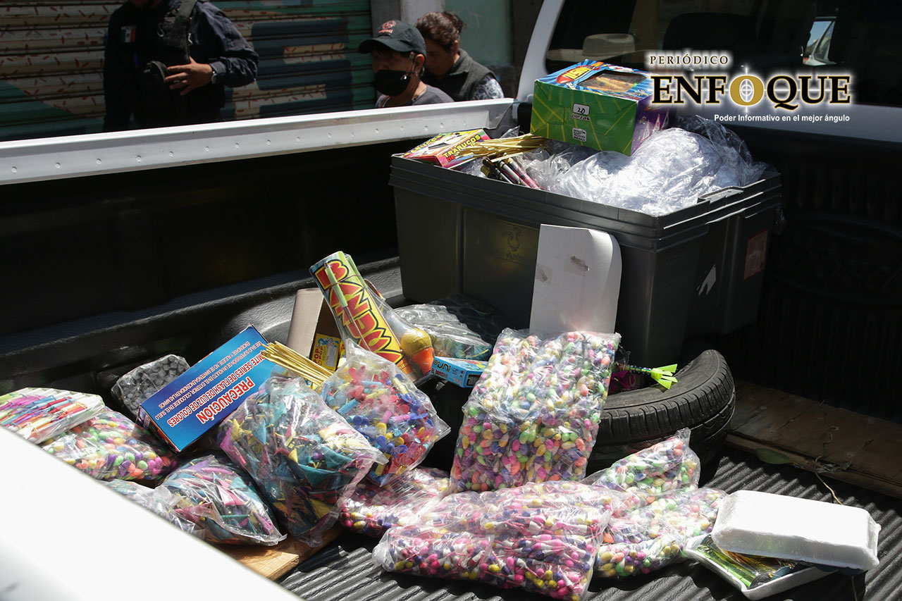 Se mantendrán operativos contra venta de pirotecnia