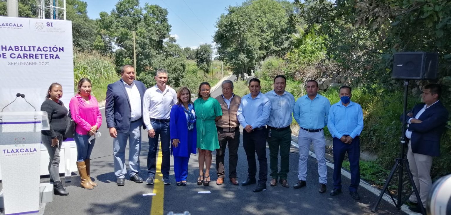 Invierte gobierno de Tlaxcala más de 13 MDP en tramos carreteros en Papalotla