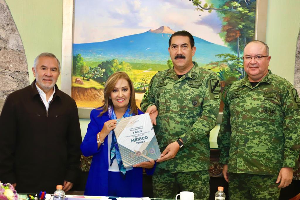Reconoce SEDENA trabajo de la gobernadora Lorena Cuéllar en materia de seguridad