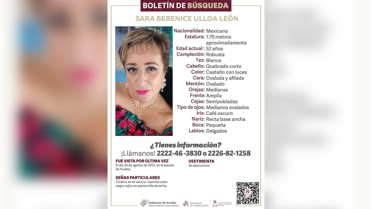 Sara Berenice viajo a Puebla para vender su vehículo pero fue encontrada sin vida días después 