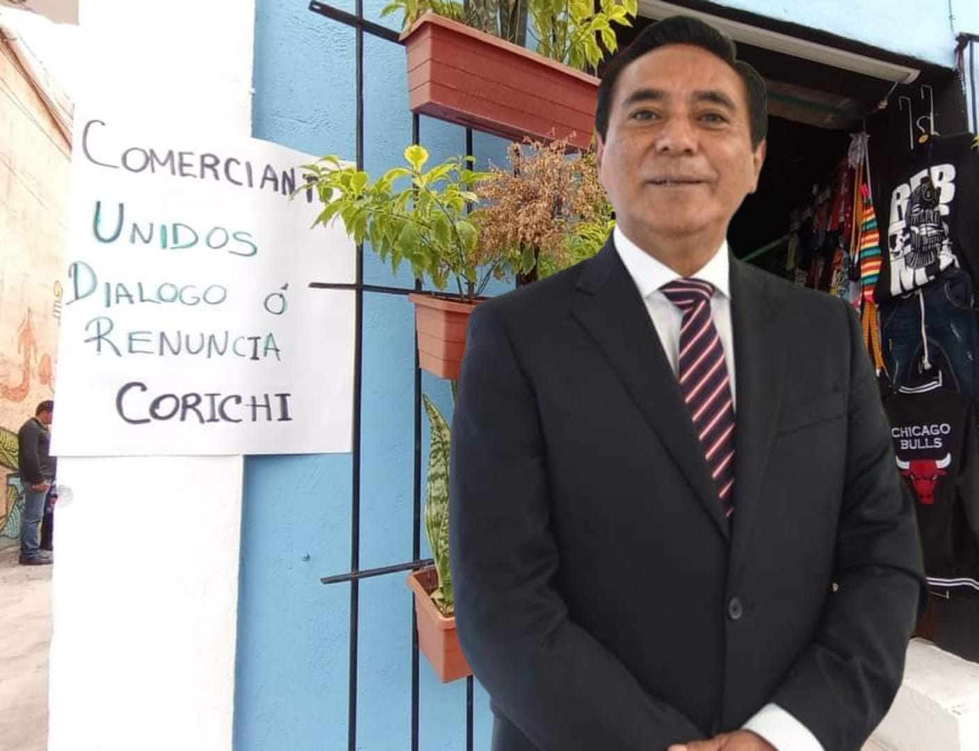 Se unen comerciantes contra Jorge Corichi