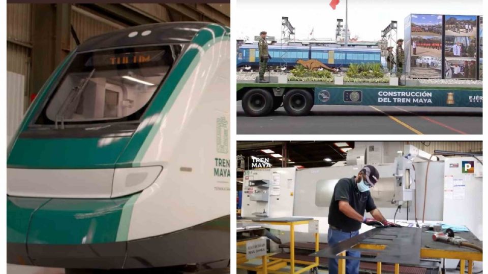 La Sedena presumió al Tren Maya en el desfile militar, pero ¿cómo va la construcción de sus vagones?