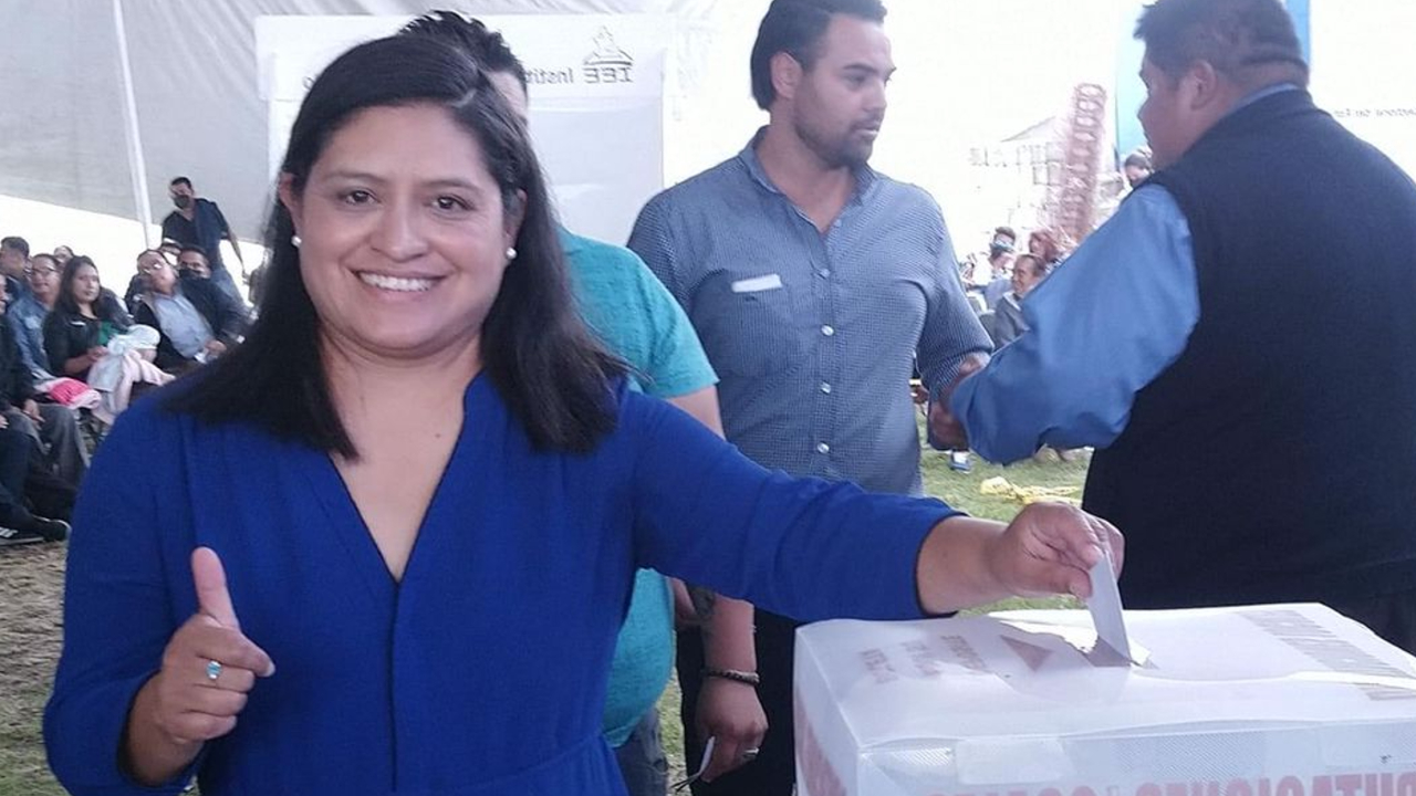 Maribel Rosas; se adjudica como la virtual ganadora para la dirigencia del PAN en San Andrés Cholula 