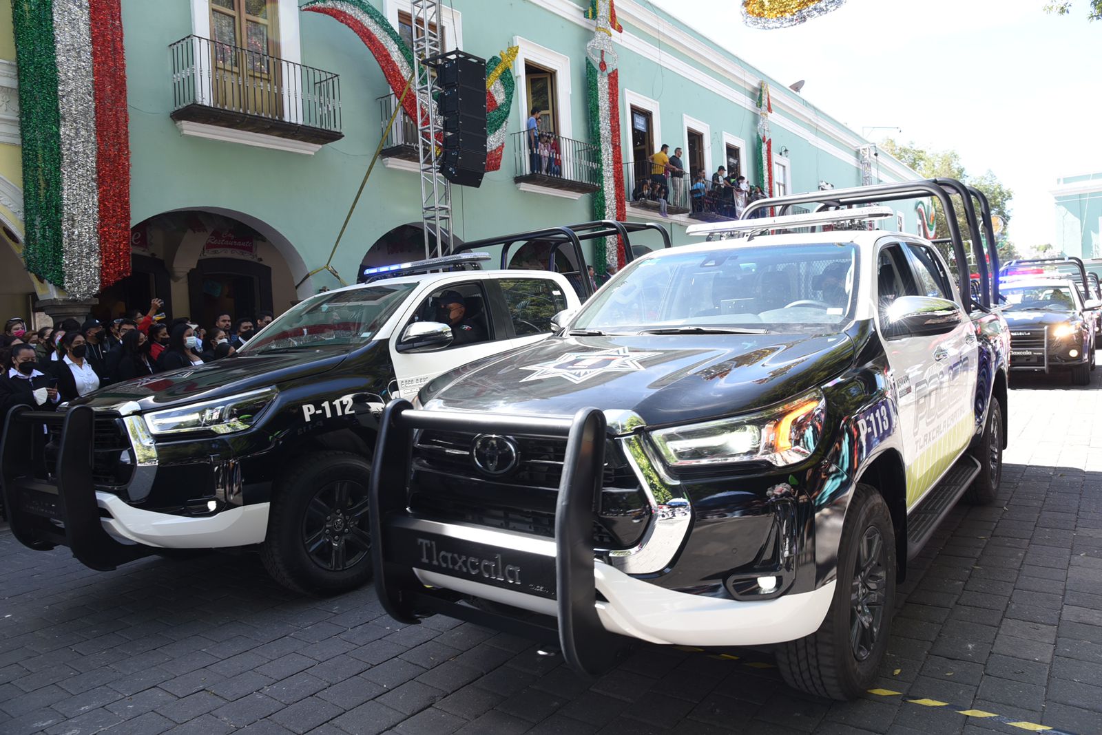 Refuerzan seguridad de Tlaxcala capital con nuevo parque vehicular