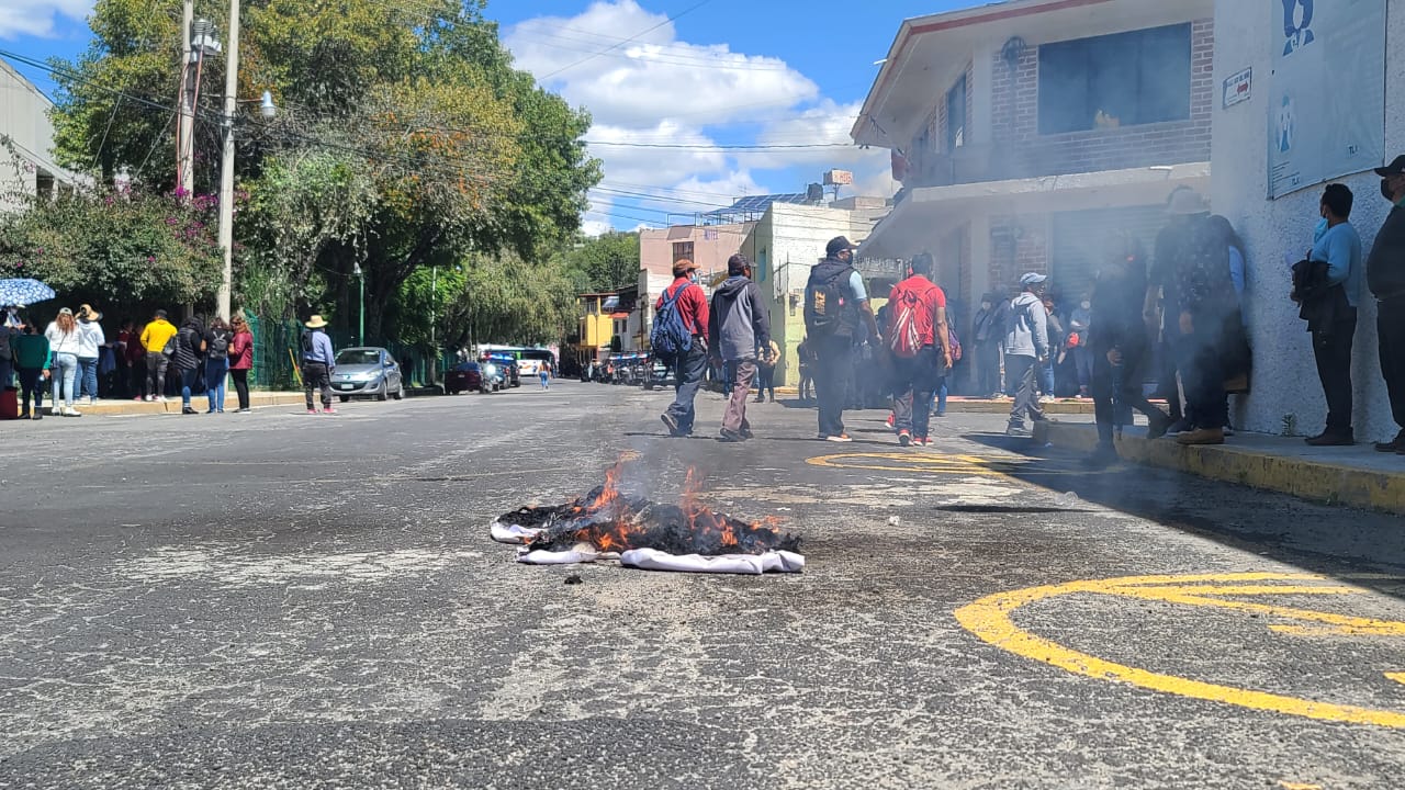 Se torna violenta manifestación del 7 de Mayo