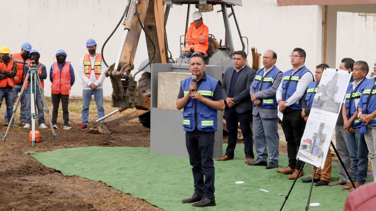 Da inicio la construcción de una subcomisaria en San Andrés Cholula 