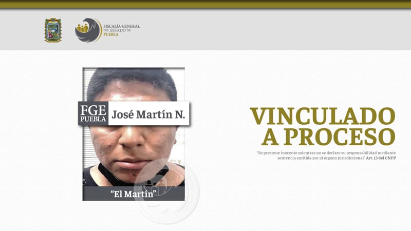 José Martín N. es enviado a prisión por disparar y asesinar a un hombre en Tehuacán