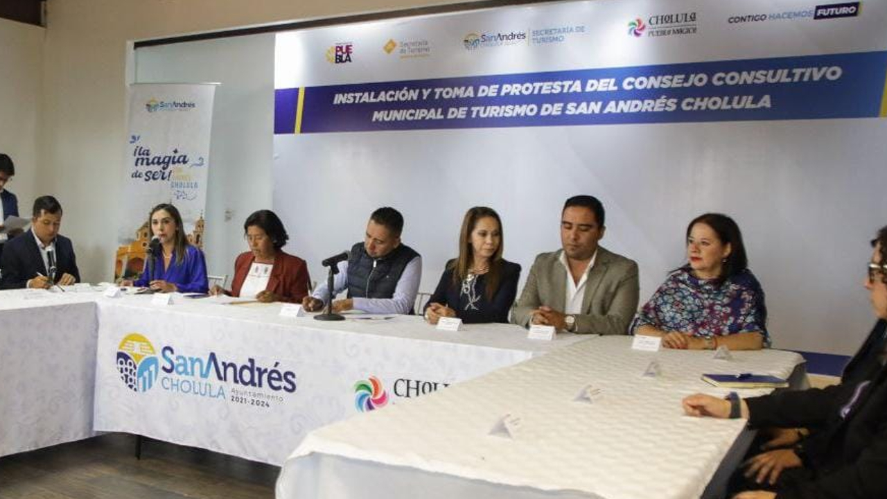 Presentan el Consejo Consultivo Municipal de Turismo de San Andrés Cholula 