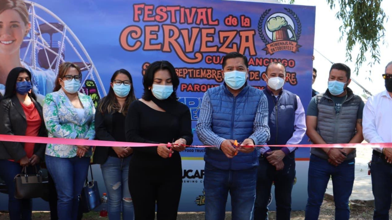 En Cuautlancingo; fue inaugurado el Festival de la Cerveza 