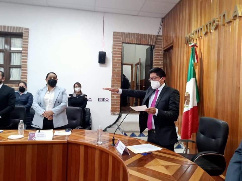 Carlos Minor, presidente interino del Instituto Tlaxcalteca de Elecciones