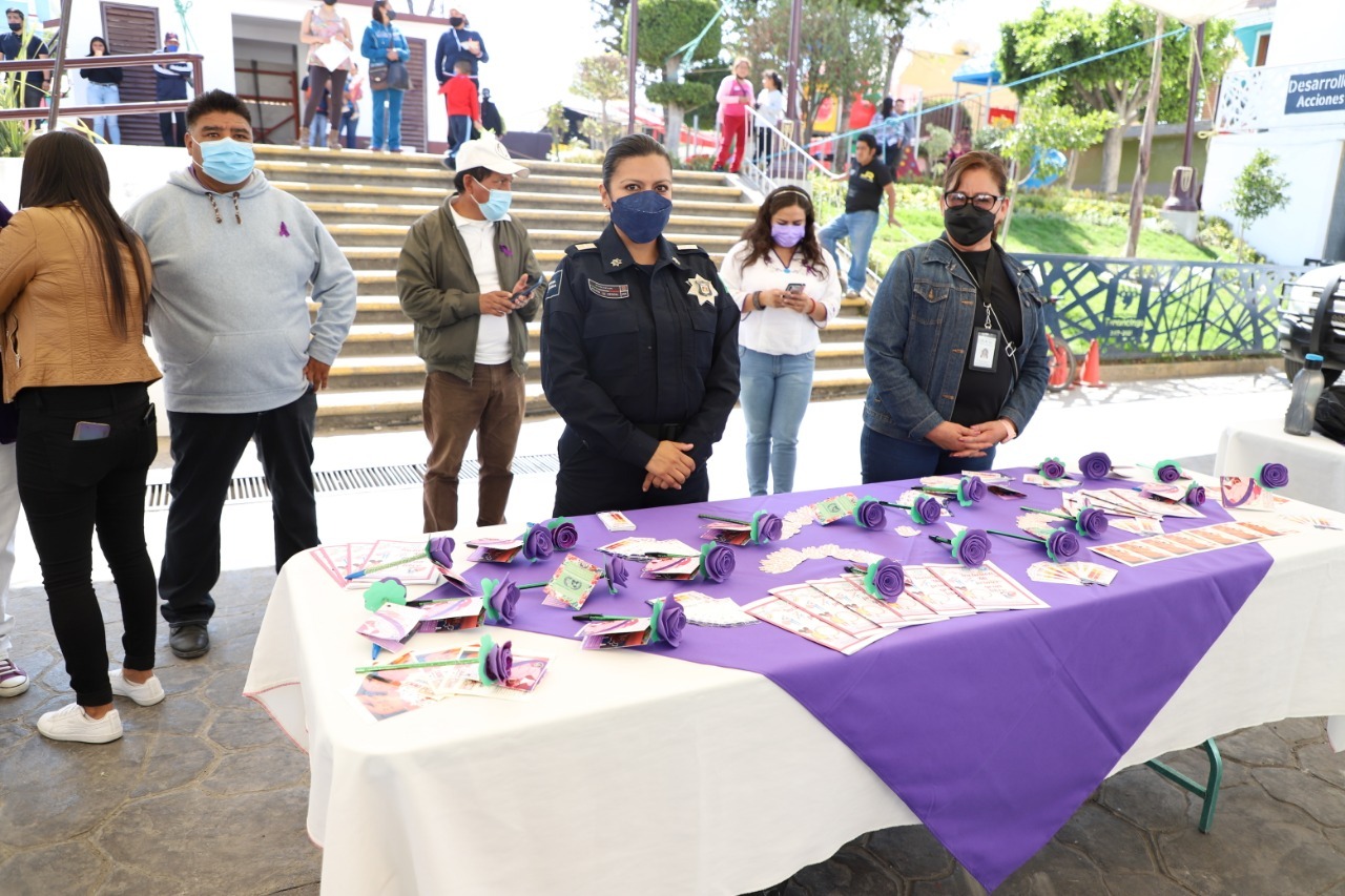 Continúa SSC con acciones de proximidad social para combatir la violencia de género