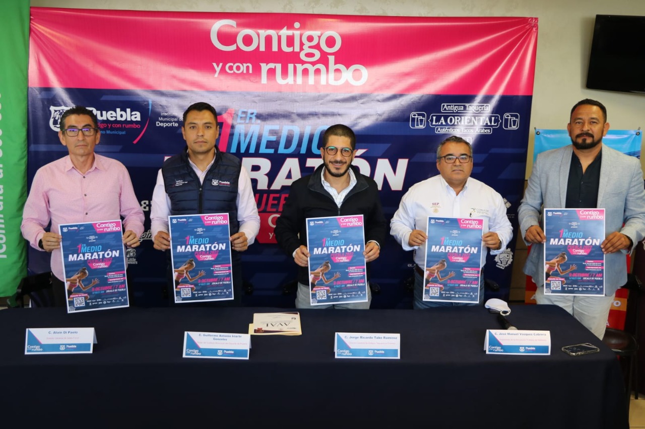 Anuncian el primer Medio Maratón de Puebla