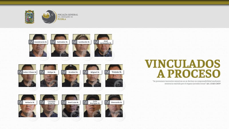 14 policías son enviados a prisión por usurpación de funciones en Quimixtlán