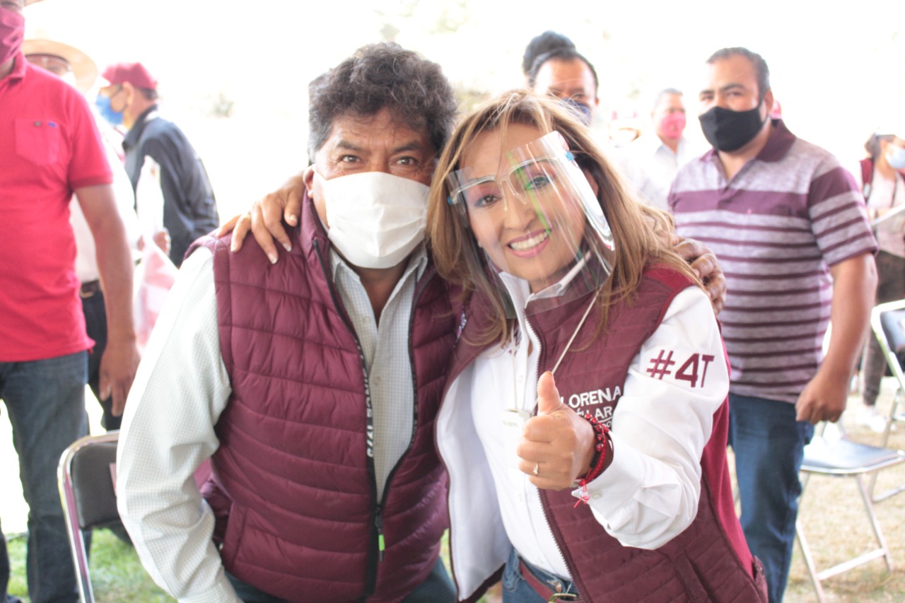 Celebra Vicente Morales resultados de los gobiernos de la 4t en Tlaxcala y México