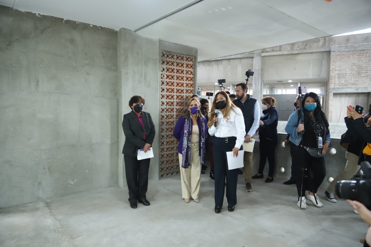 Supervisan gobernadora Lorena Cuéllar y procuradora de justicia de Tlaxcala nuevas instalaciones del CJM