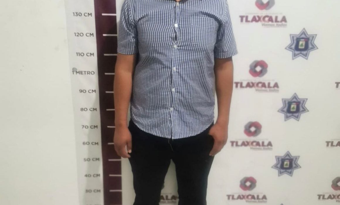 Detiene policía de Tlaxcala a sujeto por transgredir medidas de protección