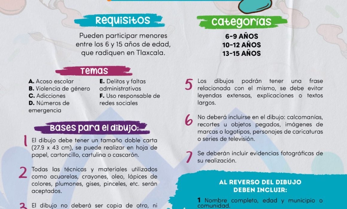 Convocan SC y SSC a concurso de pintura para prevenir la violencia
