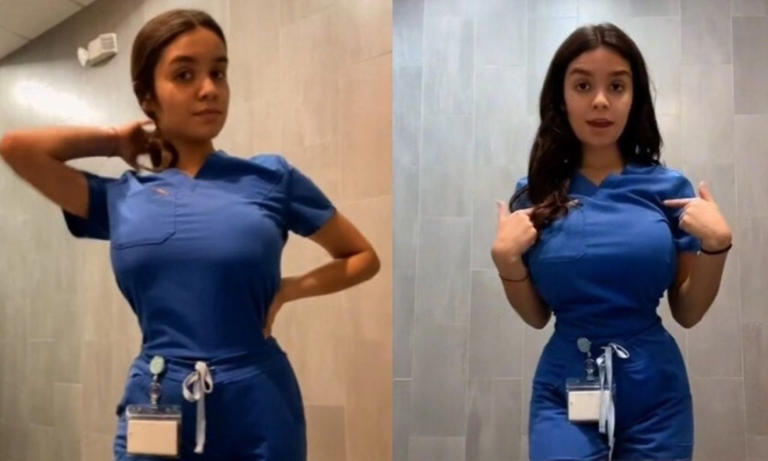 Enfermera recibe críticas despectivas por vestir uniforme ajustado en su trabajo (Vídeo)