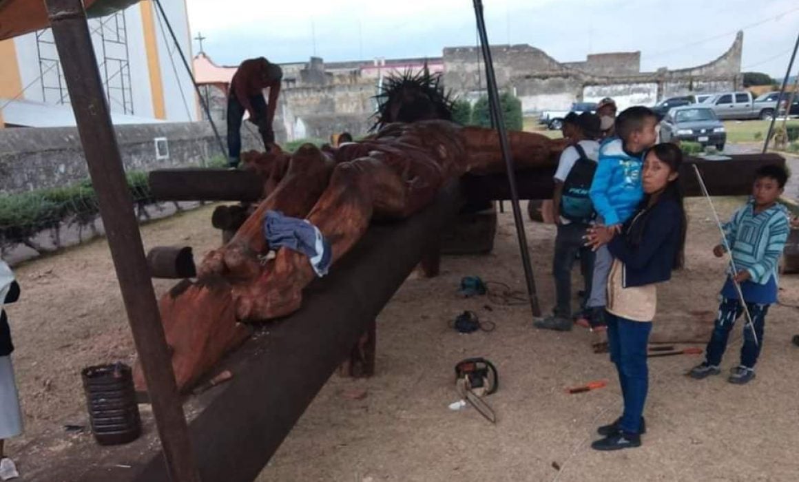 Tlaxcala tendrá al Cristo crucificado más grande del país