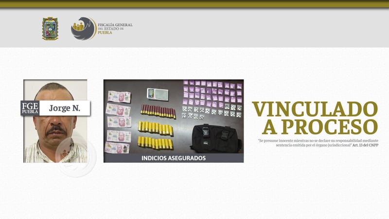 Detienen a Jorge N. en Huaquechula con droga y un arma de fuego