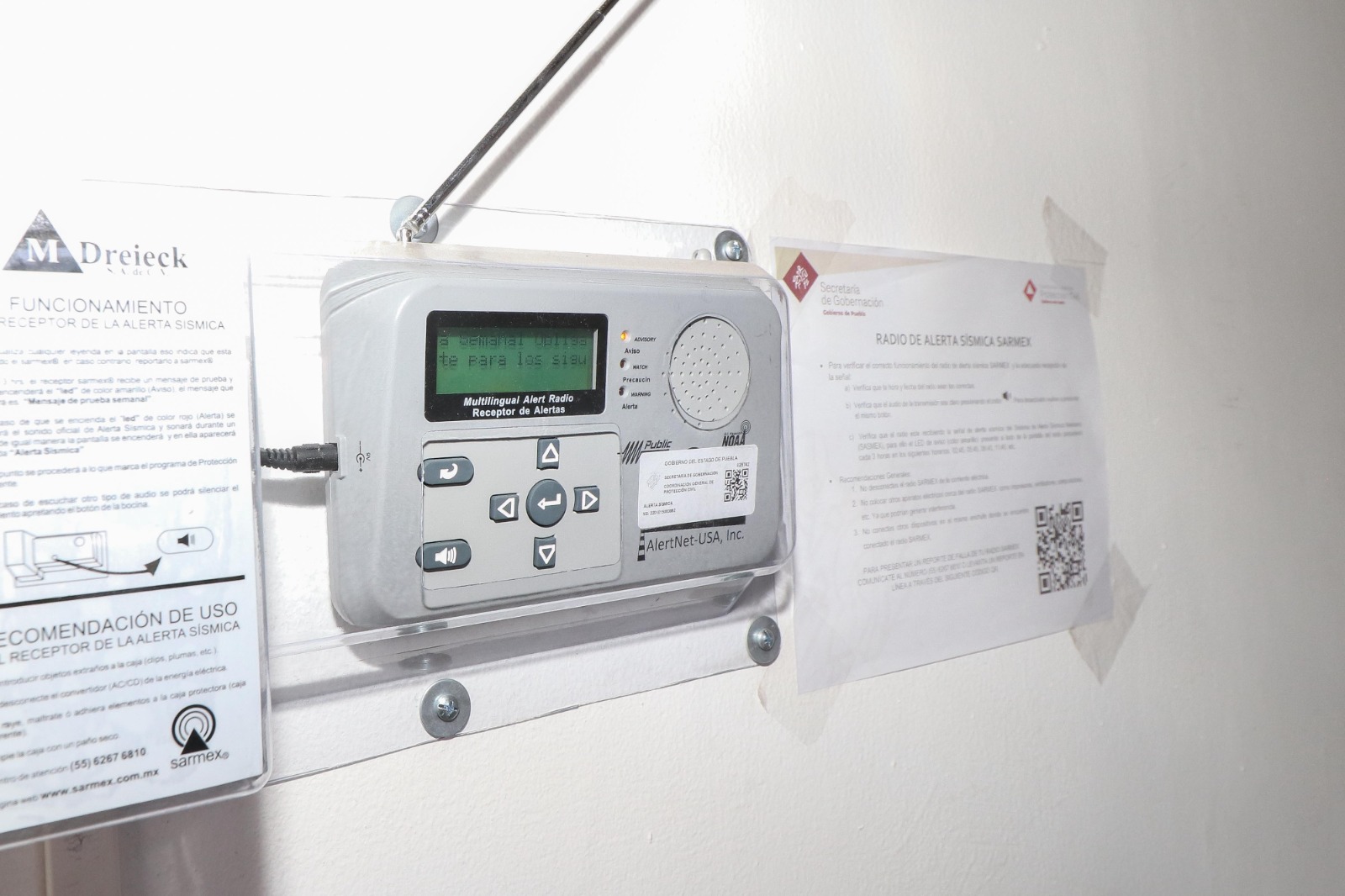 Cholula cuenta con 15 nuevas alertas sísmicas y se suma a la prevención ante desastres