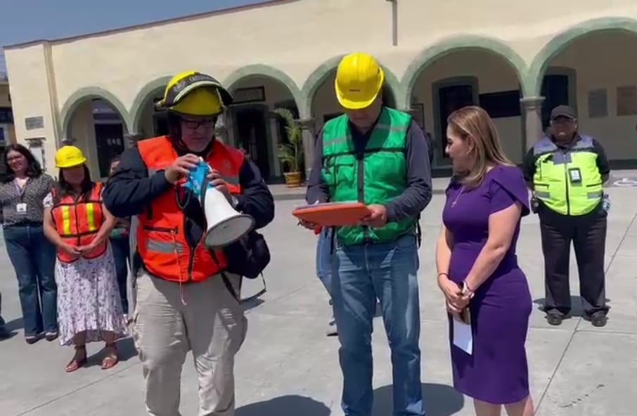 Ayuntamiento de San Pedro Cholula cuenta con personal preparado en protección civil ante posible evento sísmico