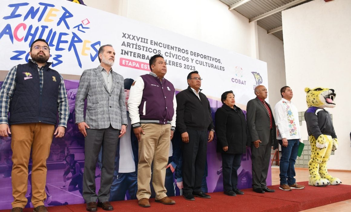 Inaugura Cobat los Juegos Deportivos Interbachilleres 2023