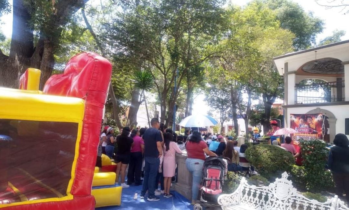 Realizan con éxito festival Domingueando en Familia en Apetatitlán